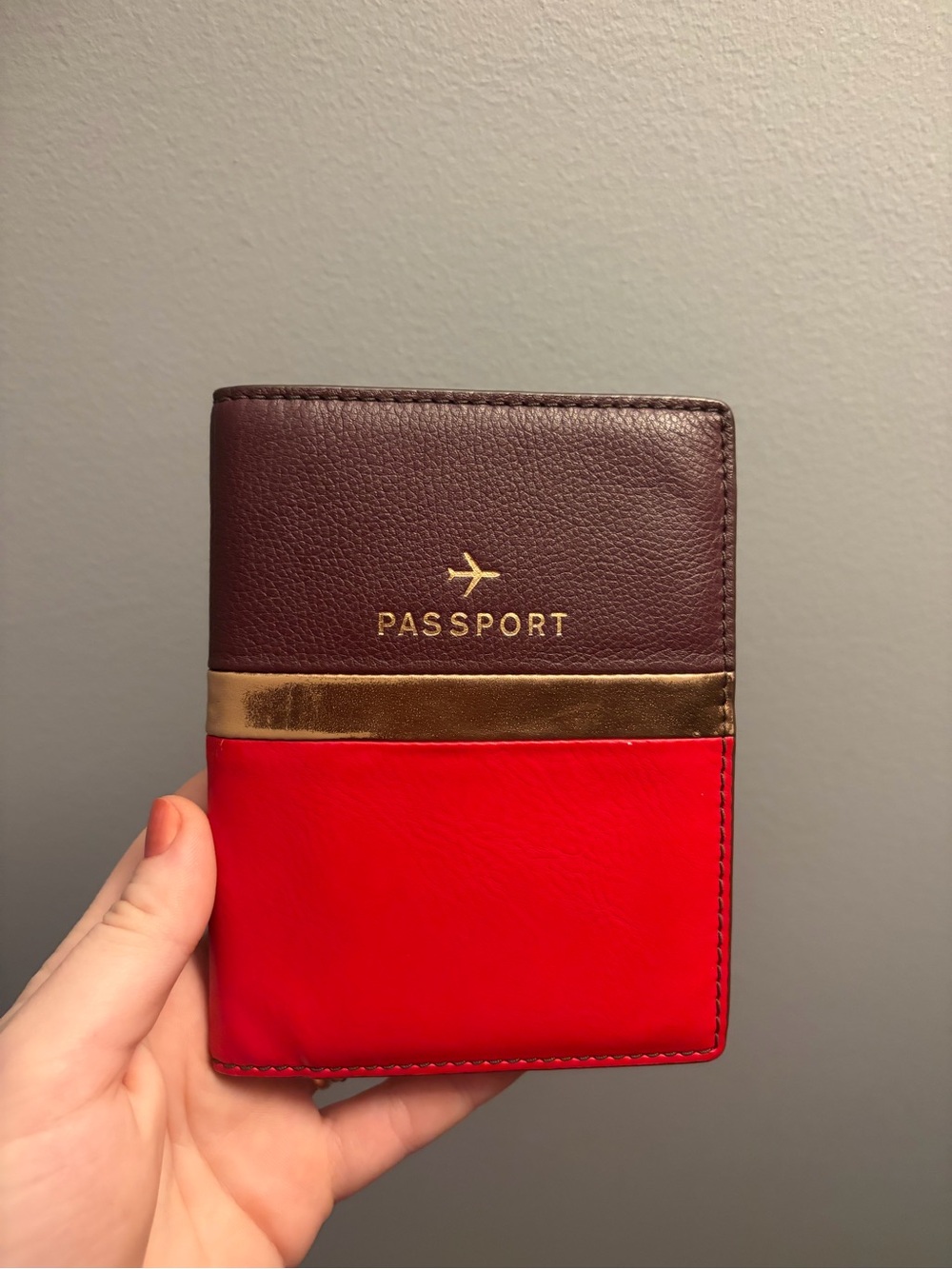 Fossil Passport Holder